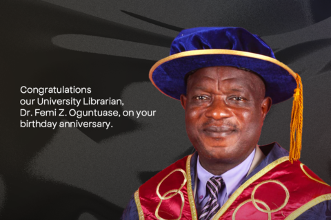 OAU Librarian Birthday poster