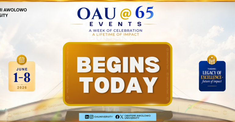 OAU @ 65 - WEBSITE CT BEGINS TODAY