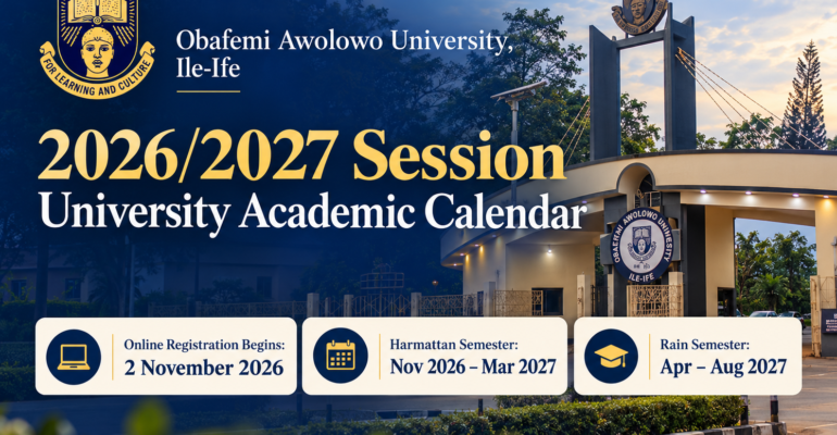 OAU 2026_2027 Academic Calendar Banner